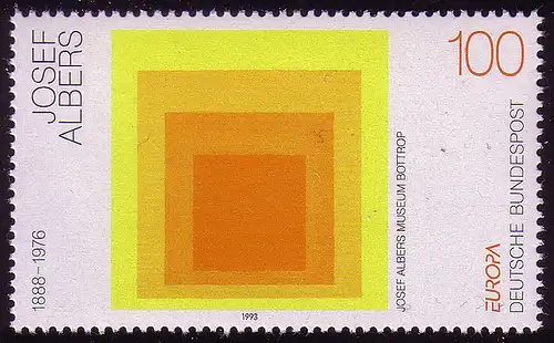 1674 Europa 100 Pf Albers **