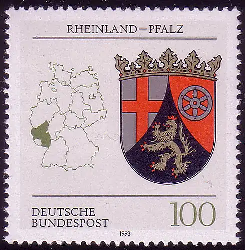 1664 Rheinland-Pfalz 100 Pf **