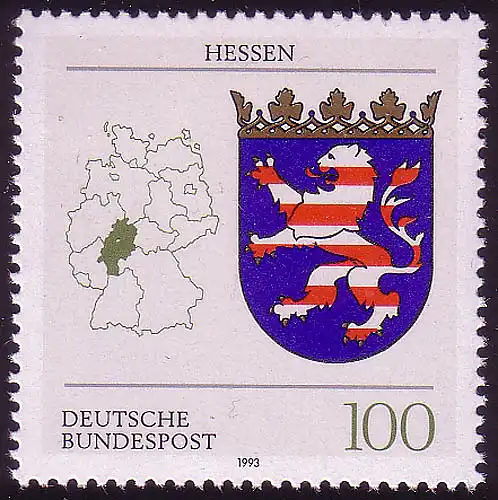 1660 Hesse 100 Pf **..