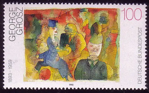 1656 Peinture allemande 100 Pf Grosz **