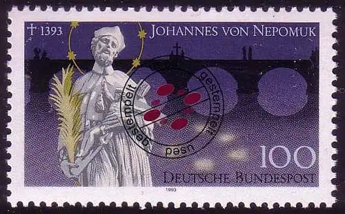 1655 Johannes von Nepomuk, gestempelt O