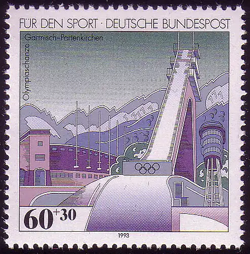 1650 Sporthilfe 60+30 Pf Olympiaschanze **