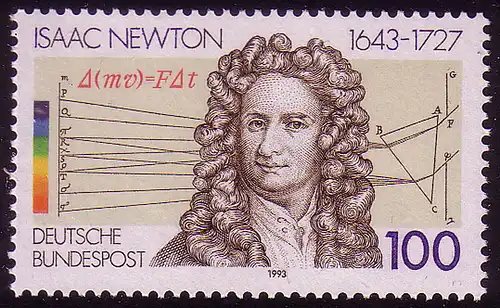 1646 Sir Isaac Newton **
