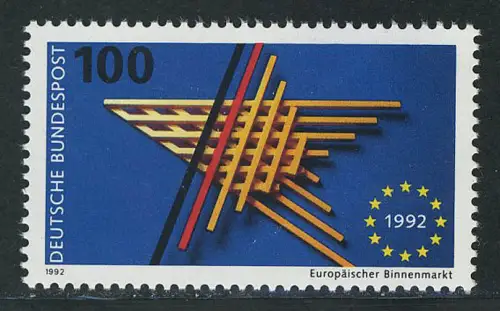 1644 Europäischer Binnenmarkt, postfrisch **