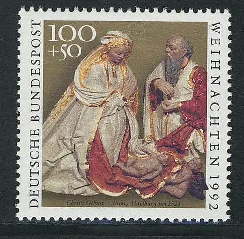 1640 Noël 100+50 Pf ** frais de port