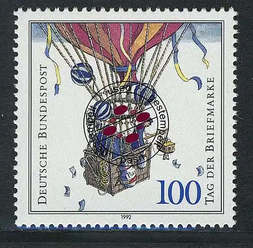 1638 Jour du timbre 100 Pf O