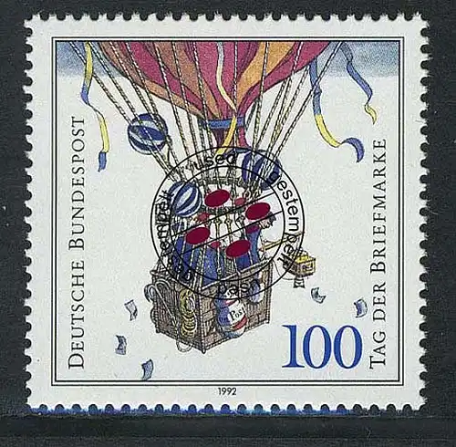 1638 Tag der Briefmarke 100 Pf O