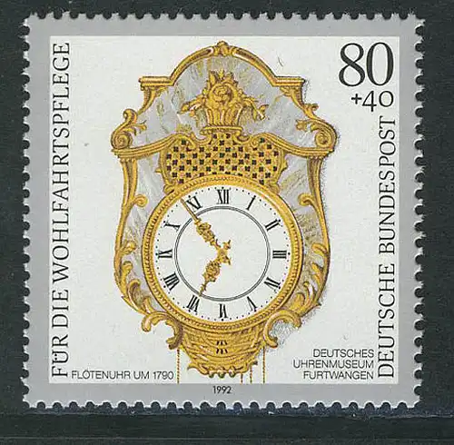 1633 Wofa Flûte montre 80+40 Pf **