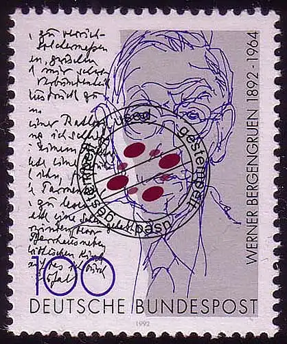 1629 Werner Bergengruen O gestempelt