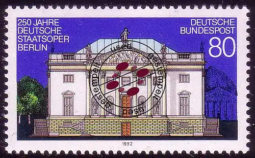 1625 Staatsoper O gestempelt