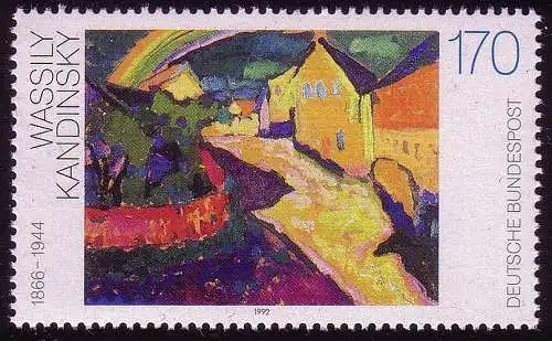 1619 Deutsche Malerei 170 Pf Kandinsky, postfrisch **