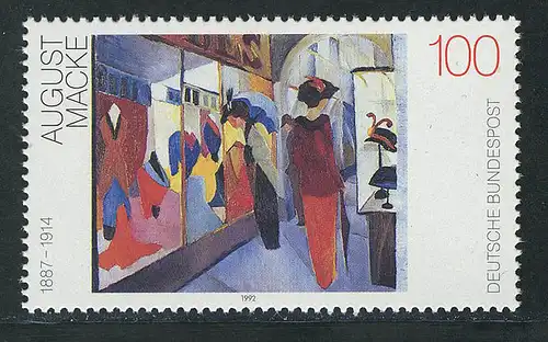 1618 Peinture allemande 100 Pf Macke **