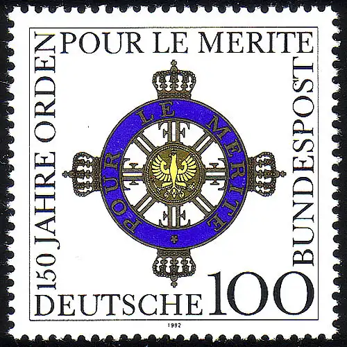 1613 Pour le mérite ** post-fraîchissement