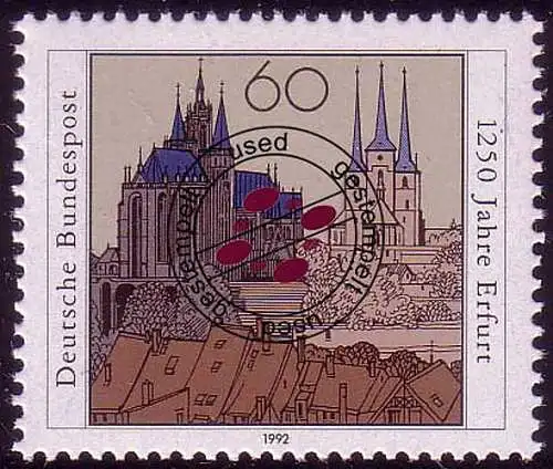 1611 Erfurt, gestempelt O