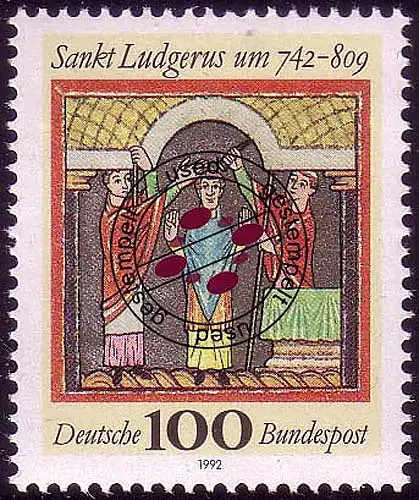 1610 heiliger Ludgerus, gestempelt O