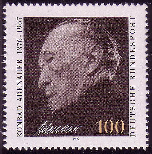 1601 Konrad Adenauer ** postfrisch