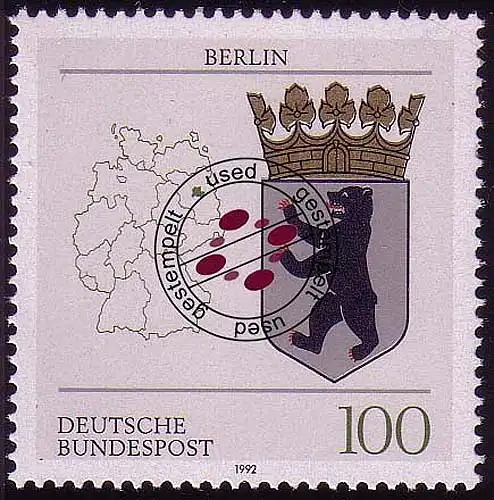 1588 Berlin 100 Pf O gestempelt