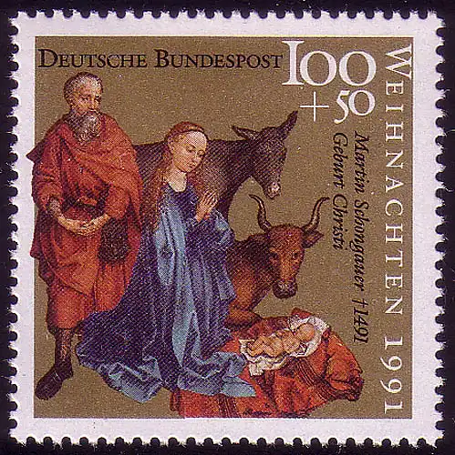 1581 Noël 100+50 Pf **