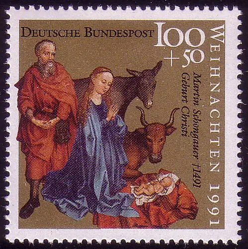 1581 Weihnachten 100+50 Pf, postfrisch **