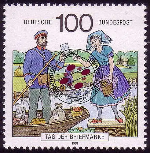1570 Jour du timbre 100 Pf O