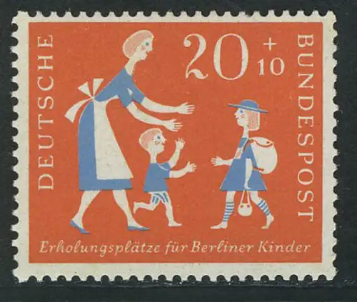 251 Enfants de Berlin 20+10 Pf ** frais de port