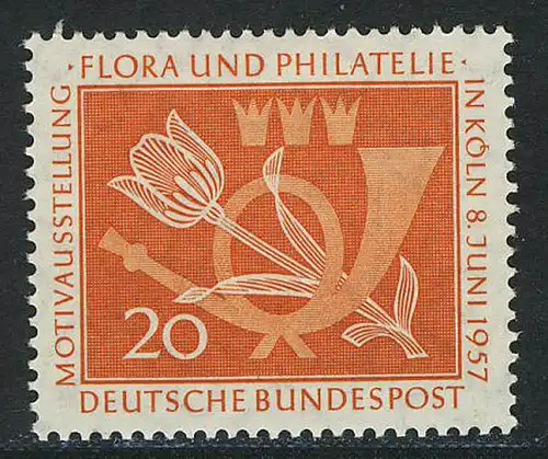 254 Flora et Philatelie ** post-frais