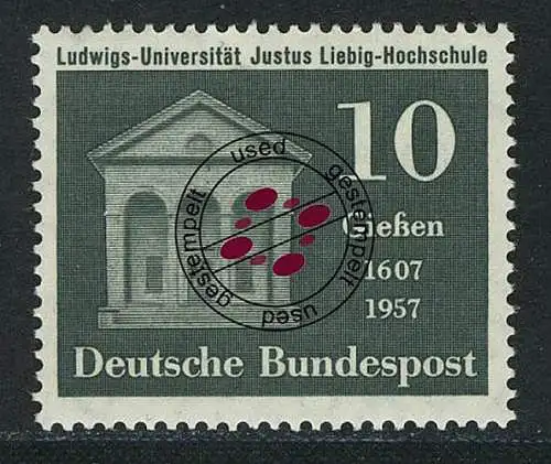 258 Ludwigs-Universität O gestempelt