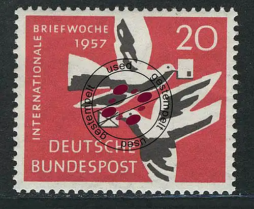 276 Briefwoche O gestempelt