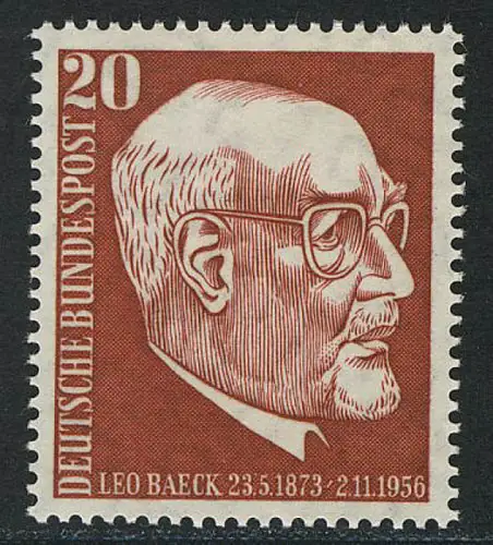 278 Leo Baeck ** postfrisch