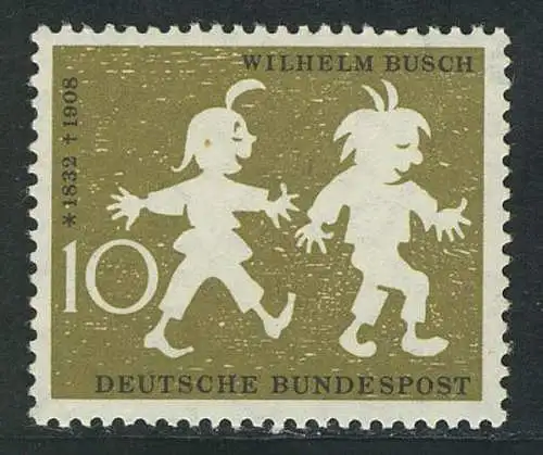 281 Wilhelm Busch 10 Pf ** post-fraîchissement