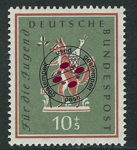 286 Jugend Volkslieder 10+5 Pf O
