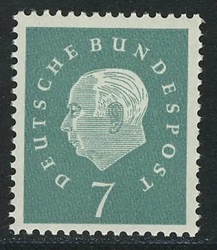 302 Theodor Heuss 7 Pf ** postfrisch