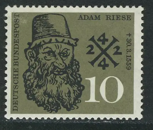 308 Adam Riese, postfrisch **