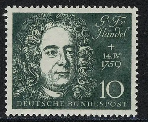 315 Händel 10 Pf aus Block 2 Beethovenhalle **