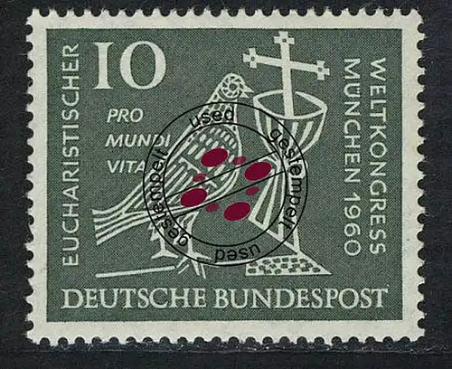 330 Eucharistischer Weltkongeß 10 Pf O