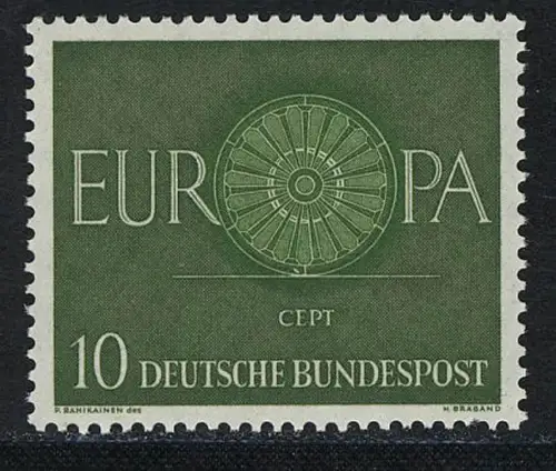 337 Europe 10 Pf Chariot **