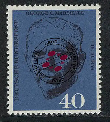 344 Georg C. Marshall O gestempelt