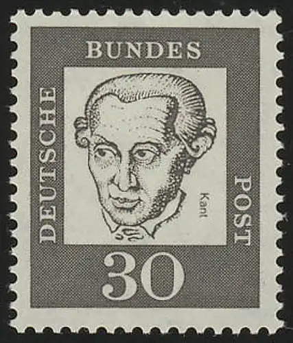 354 Bedeutende Deutsche 30 Pf ** Kant