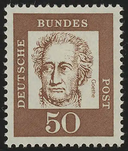 356 Allemands importants 50 Pf ** Goethe