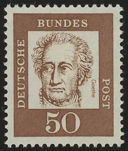 356 Bedeutende Deutsche 50 Pf ** Goethe