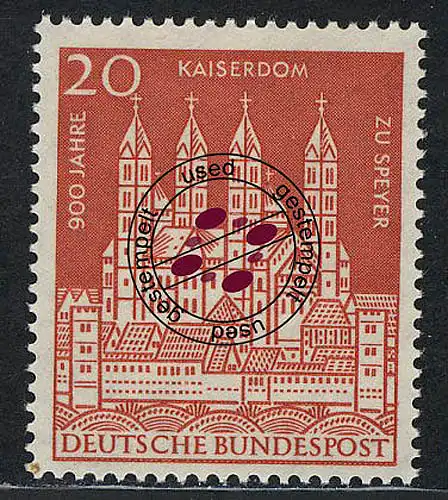 366 Kaiserdom Speyer O gestempelt