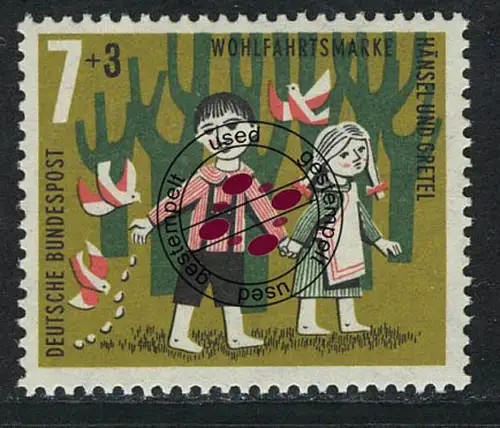 369 Frères Grimm 7+3 Pf Hansel et Gretel O