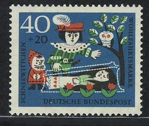 388 Wohlfahrt Brüder Grimm 40+20 Pf Schneewittchen **