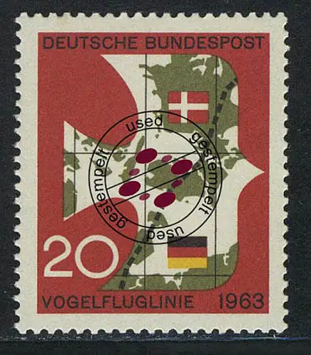 399 Vogelfluglinie O gestempelt