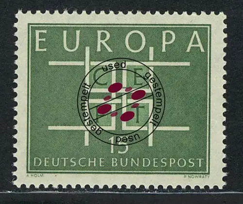 406 Europa 15 Pf CEPT O gestempelt