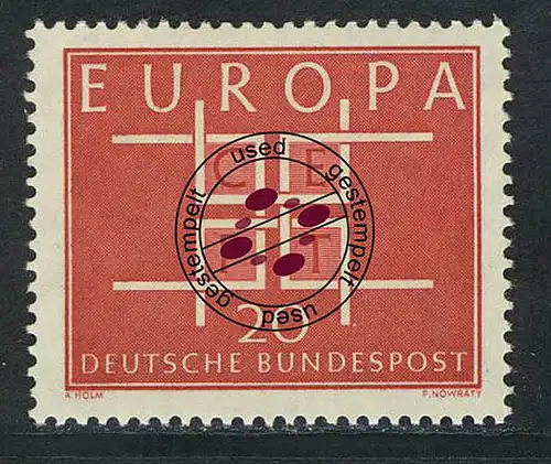 407 Europa 20 Pf CEPT O gestempelt