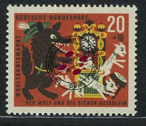 410 Frères Grimm 20+10 Pf Sept petits morceaux O