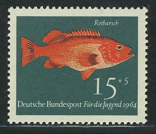 413 Jugend Fische 15+5 Pf Rotbarsch **