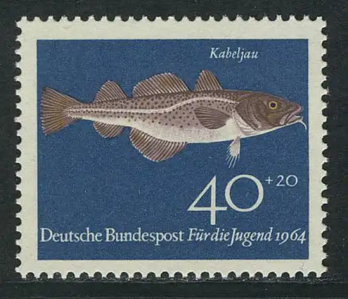 415 Jugend Fische 40+20 Pf Kabeljau **
