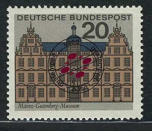 422 Hauptstädte 20 Pf Mainz O